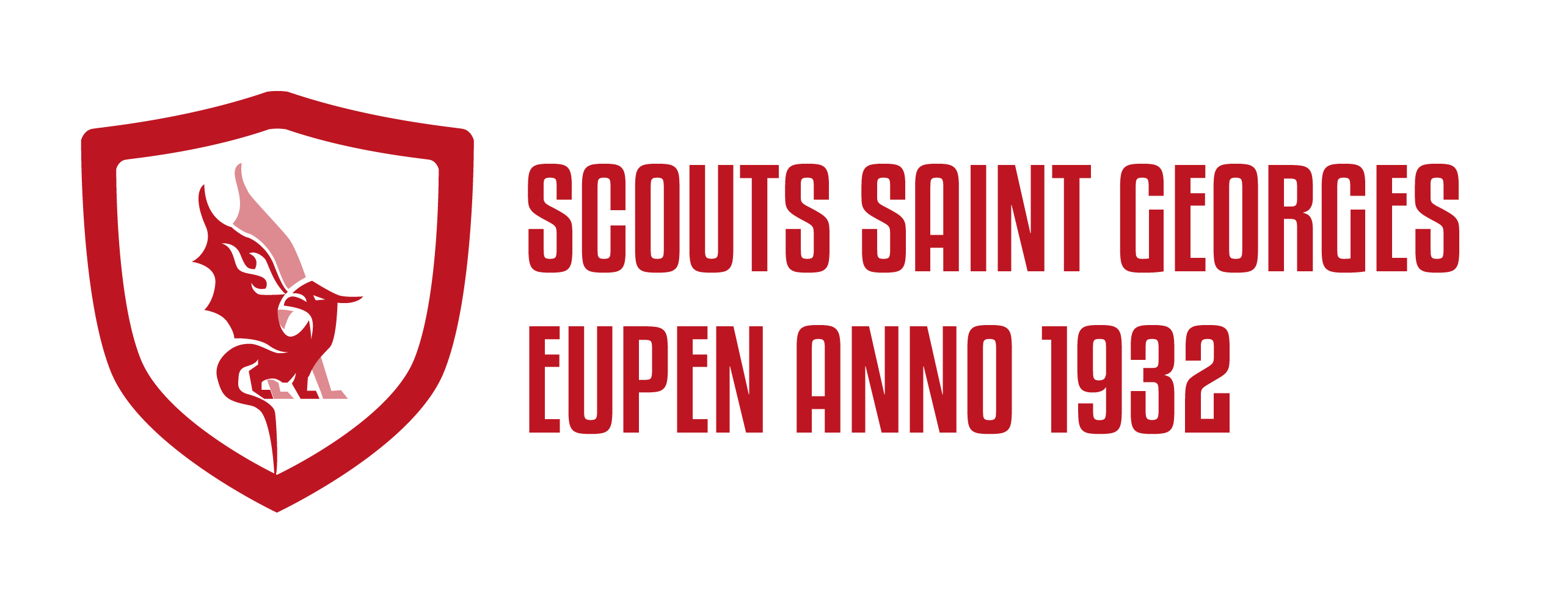 Logo scouts Saint Georges Eupen avec Slogan